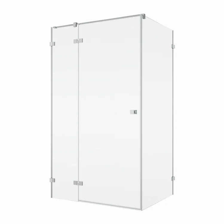 Kabina prysznicowa 75x120 cm z drzwiami otwieranymi na zewnątrz SanSwiss Annea AN13WG07505007+ANTW112005007 srebrny połysk