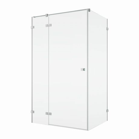 Przejdź do produktu Kabina prysznicowa 120x120 cm z drzwiami otwieranymi na zewnątrz SanSwiss Annea AN13WG112005007+ANTW112005007 srebrny połysk