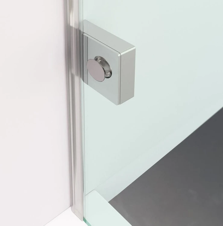 FORTIS EDGE drzwi prysznicowe bez profilu 800mm, szkło czyste, lewe