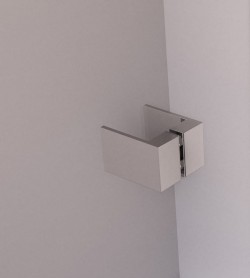 FORTIS EDGE drzwi prysznicowe bez profilu 900mm, szkło czyste, lewe