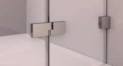 FORTIS EDGE drzwi prysznicowe do wnęki 900mm, szkło czyste, prawe