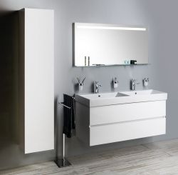 ODETTA 120 zestaw łazienkowy, biała