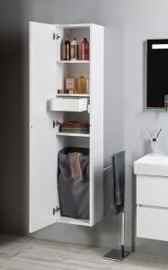 ODETTA 120 zestaw łazienkowy, biała