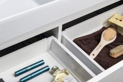 ODETTA 120 zestaw łazienkowy, biała