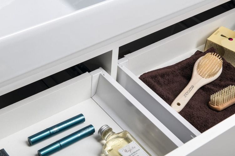 ODETTA 120 zestaw łazienkowy, biała