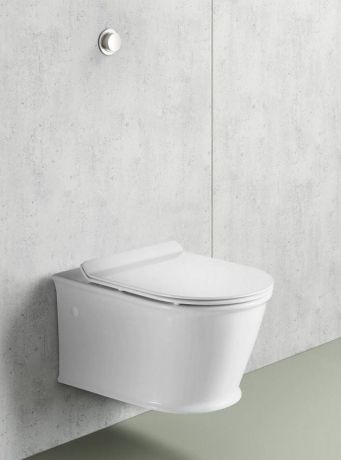 Przejdź do produktu GALIA WC wiszące, Rimless, 37x55cm, biały