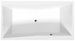 QUEST SLIM wanna prostokątna 180x100x49cm, biała