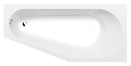 Przejdź do produktu TIGRA R wanna asymetryczna 170x80x46cm, prawa, biała mat