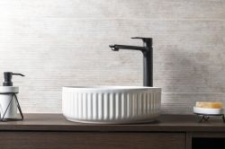 ION umywalka ceramiczna nablatowa, średnica 36cm, biały