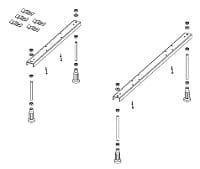 nóżki 09 do wanny Riho Geta