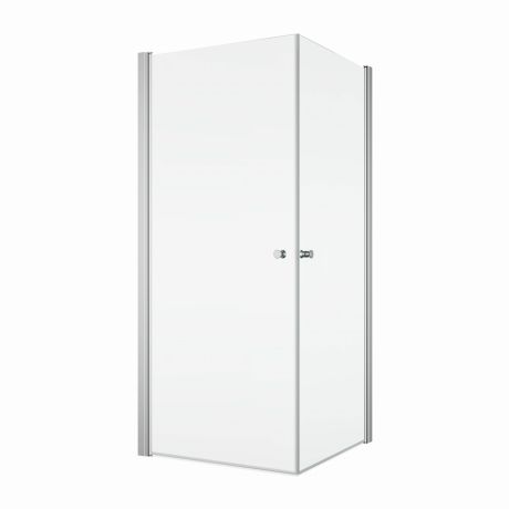 Przejdź do produktu Kabina prysznicowa 90x90x200 cm z drzwiami otwieranymi do środka i na zewnątrz SanSwiss Solino SOL109005007+SOL109005007 srebrny połysk