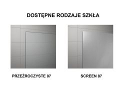 Dostępne rodzaje szkła SOR
