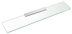 Półka szklana 800mm, chrom/szkło czyste