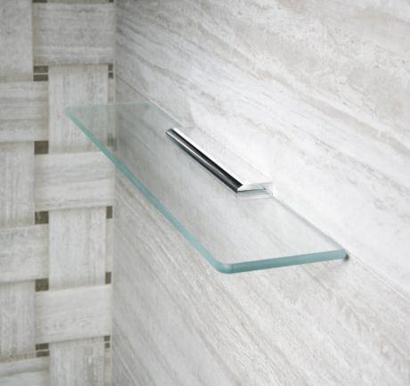 Przejdź do produktu Półka szklana 900mm, chrom/szkło czyste