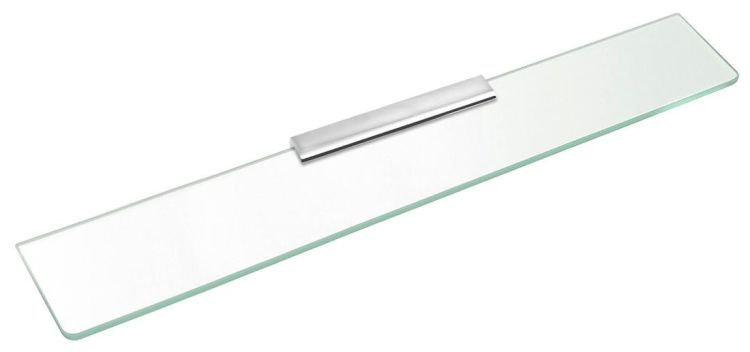 Półka szklana 1000mm, chrom/szkło czyste