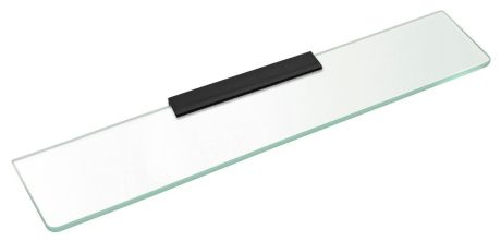 Przejdź do produktu Półka szklana 800mm, czarna/szkło czyste