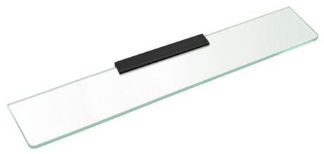 Przejdź do produktu Półka szklana 900mm, czarna/szkło czyste
