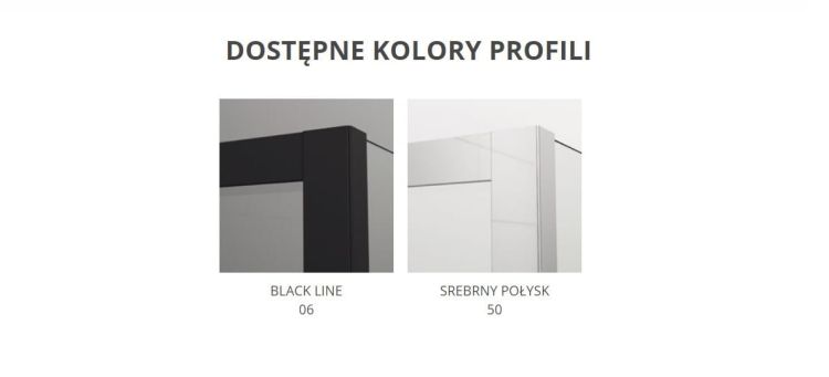 Dostępne kolory profili TopLineS