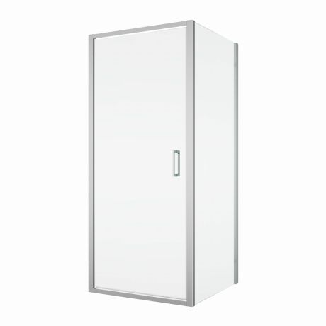 Przejdź do produktu Kabina prysznicowa 90x90x200 cm z drzwiami otwieranymi w obie strony SanSwiss Top Line S TLSP0905007+TOPF20905007 srebrny połysk