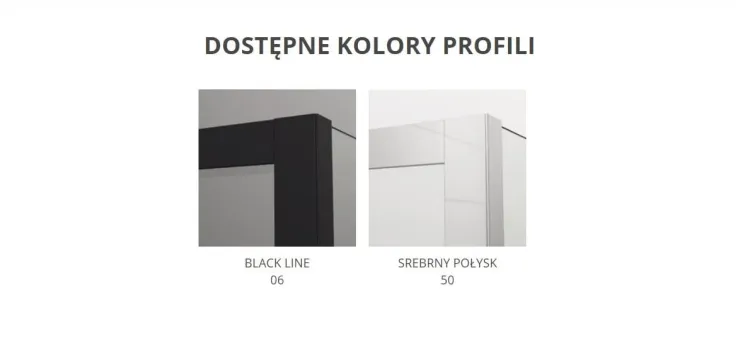 Dostępne kolory profili TopLineS