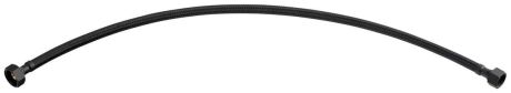 Przejdź do produktu Wąż przyłączeniowy nierdzewny FxF 3/8"x1/2", 60cm, czarny mat