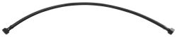 Wąż przyłączeniowy nierdzewny FxF 3/8"x3/8", 60cm, czarny mat