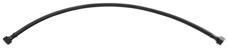 Wąż przyłączeniowy nierdzewny FxF 3/8"x3/8", 60cm, czarny mat