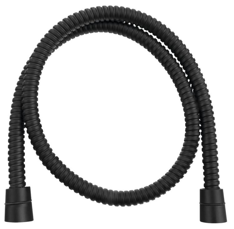 POWERFLEX wąż prysznicowy, 120cm, czarny mat