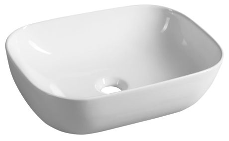 Przejdź do produktu Umywalka ceramiczna nablatowa 46x34cm, biały
