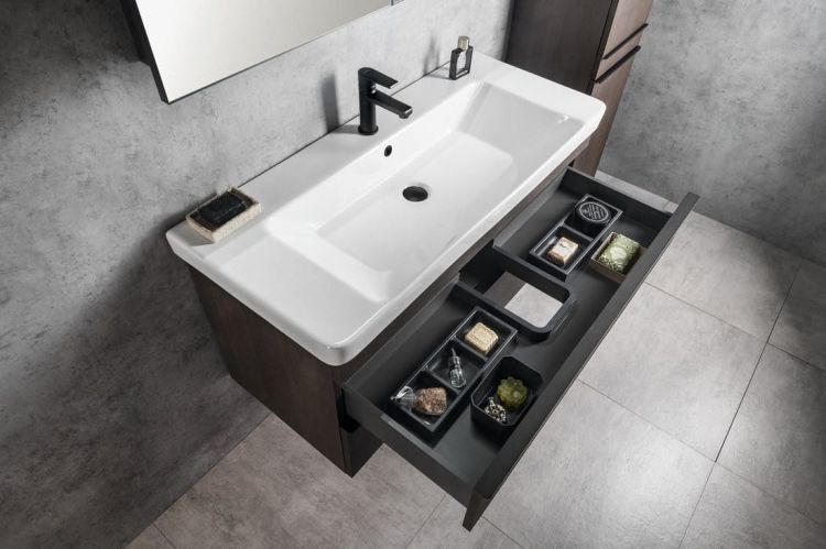 Zestaw łazienkowy SITIA 105, sosna rustykalna