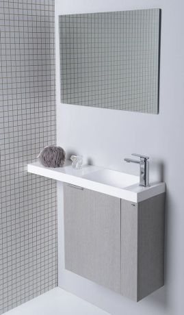 Przejdź do produktu LATUS X VI 80 zestaw łazienkowy, dąb srebrny