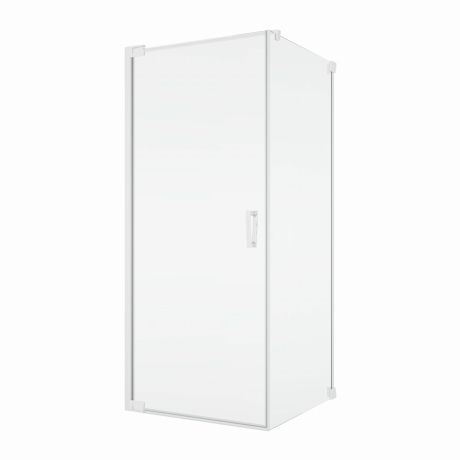 Przejdź do produktu Kabina prysznicowa 70x70x200 cm z drzwiami otwieranymi w obie strony Sanswiss Cadura White Line CA1C0700907+CAT10700907 biały mat