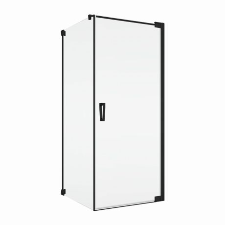 Przejdź do produktu Kabina prysznicowa 70x120x200 cm z drzwiami otwieranymi w obie strony Sanswiss Cadura Black Line CA1C0700607+CAT11200607 czarny mat 