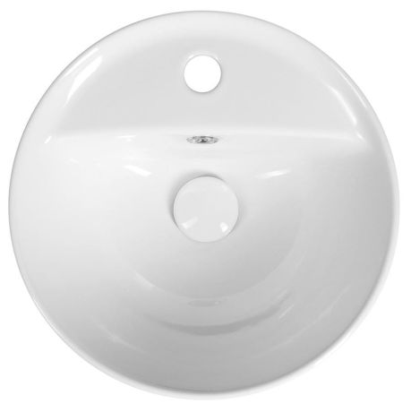Przejdź do produktu YUVA umywalka ceramiczna wpuszczana, Ø 38cm, biały
