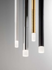 PUCCINI lampa wisząca LED, 8W, 900x40mm, złoto