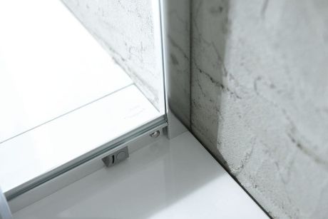 Przejdź do produktu ARLETA kabina prysznicowa półokrągła 800x800mm, szkło czyste