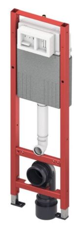 Przejdź do produktu Wąski stelaż podtynkowy tylko 32 cm szerokości TeceBase do zabudowy w ścianie do misek wc wiszących do małych łazienek i toalet