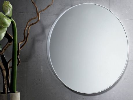 Przejdź do produktu Lustro okrągłe w plastikowej ramie ø 60 cm, biały