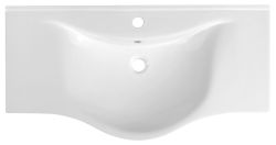 ZARA 100 umywalka ceramiczna do mebli 99,5x46,5cm, biała