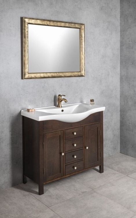 ZARA 100 umywalka ceramiczna do mebli 99,5x46,5cm, biała
