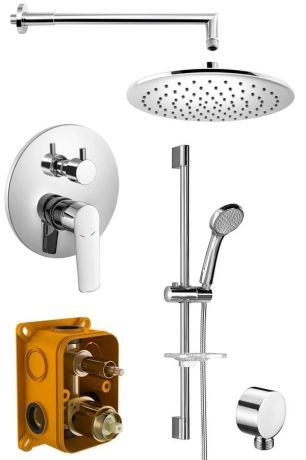 Przejdź do produktu SCHMITZ zestaw prysznicowy z baterią podtynkową, 2 wyjścia, chrom