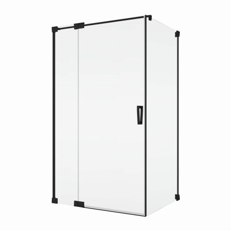 Przejdź do produktu Kabina prysznicowa 75x200x75 cm z czarnymi profilami i drzwiami otwieranymi w obie strony Sanswiss Cadura Black Line CA13D0750607+CAT10750607