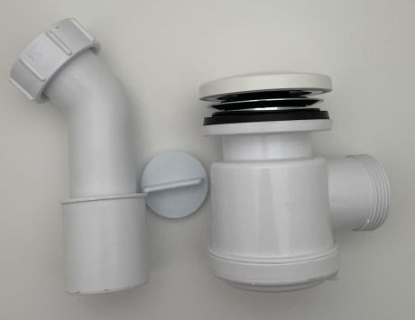 Przejdź do produktu Syfon 50 mm, DN50, korek kompozytowy, biały