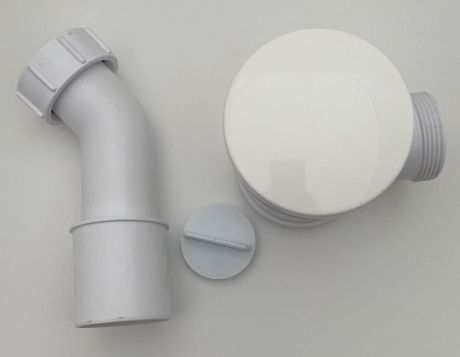 Przejdź do produktu Syfon 50 mm, DN50, korek kompozytowy, biały