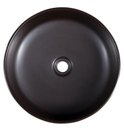 PRIORI umywalka ceramiczna nablatowa Ø 41 cm, niebieski/szary