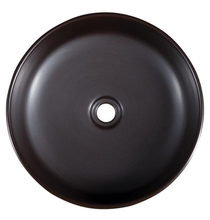 PRIORI umywalka ceramiczna nablatowa Ø 41 cm, niebieski/szary