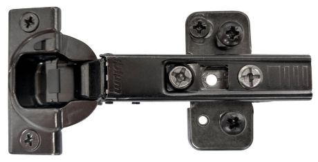 Przejdź do produktu BLUM zawias meblowy , nakładany, soft close, z zaślepkami, onyks czarny