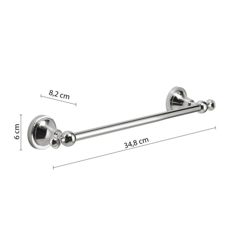 NEVIS wieszak na ręczniki 300x82mm, chrom
