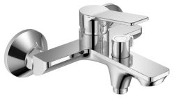SINTRA bateria wannowa ścienna, rozstaw 150mm, chrom