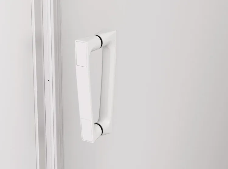 Ergonomiczny i elegancki design uchwytów Cadura White Line biały mat